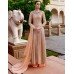 11035 PEACH BEIGE NAKKASHI EUPHORIA WEDDING WEAR DRESS 